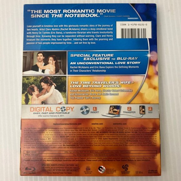 The Time Traveler's Wife (Blu-ray, 2009) - Picture 6 of 6